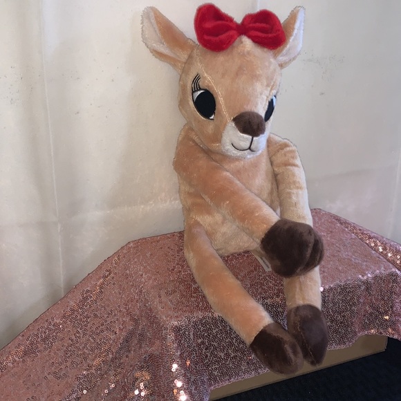 Rudolph The Red Nosed Reindeer Soft Plush Toy, Clarice - Velcro Hands and Paws - Picture 8 of 11